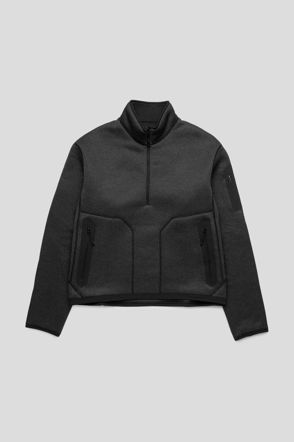 Arc'teryx Women's Covert 1/2 Zip Neck 'Black Heather'