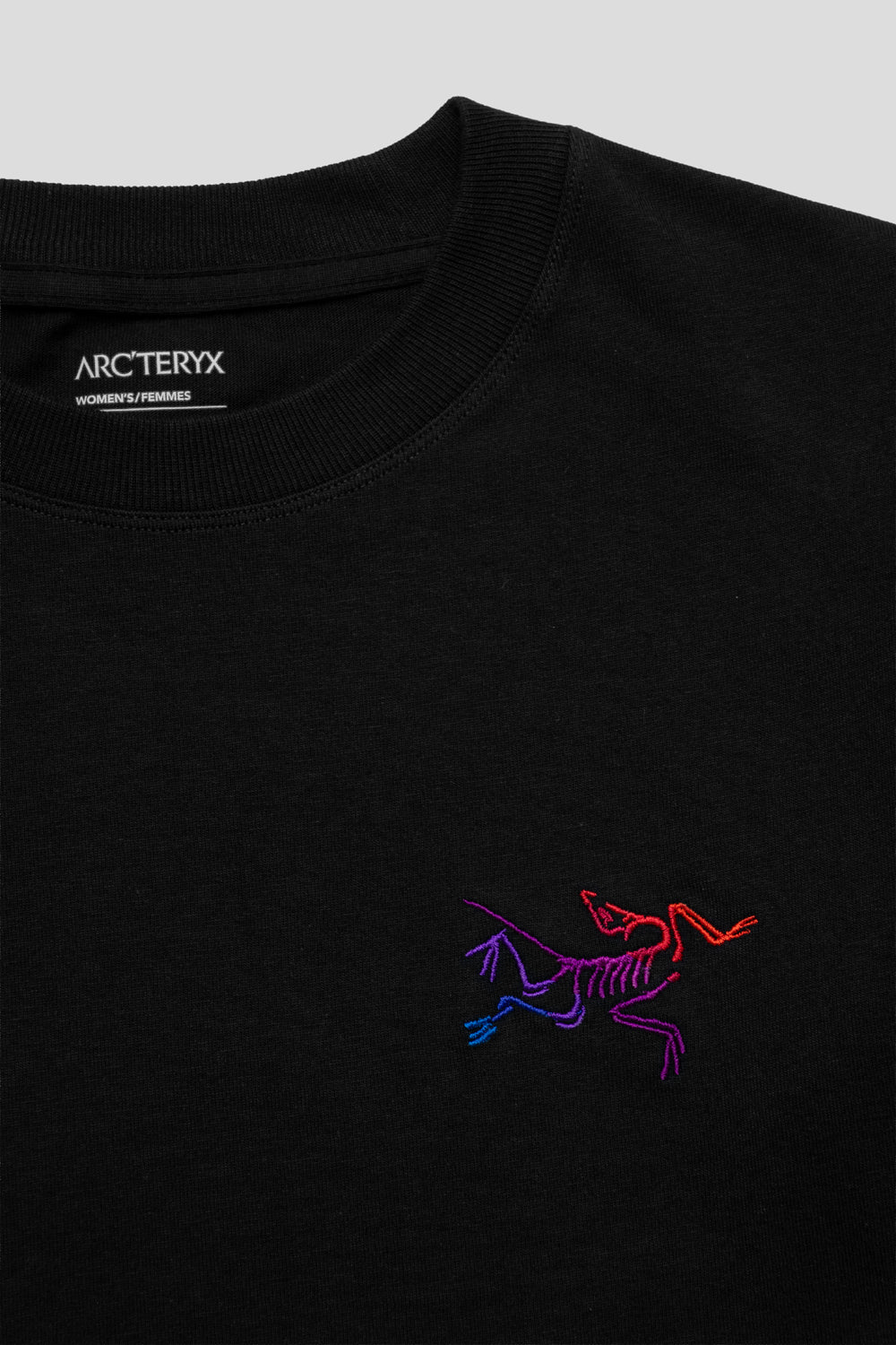 Arc'teryx Women's Kragg Cotton Little Bird Crew Tee SS 'Black / Multi'