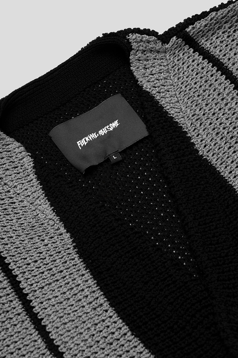 Fucking Awesome  School Striped Cardigan-thumbmail-3