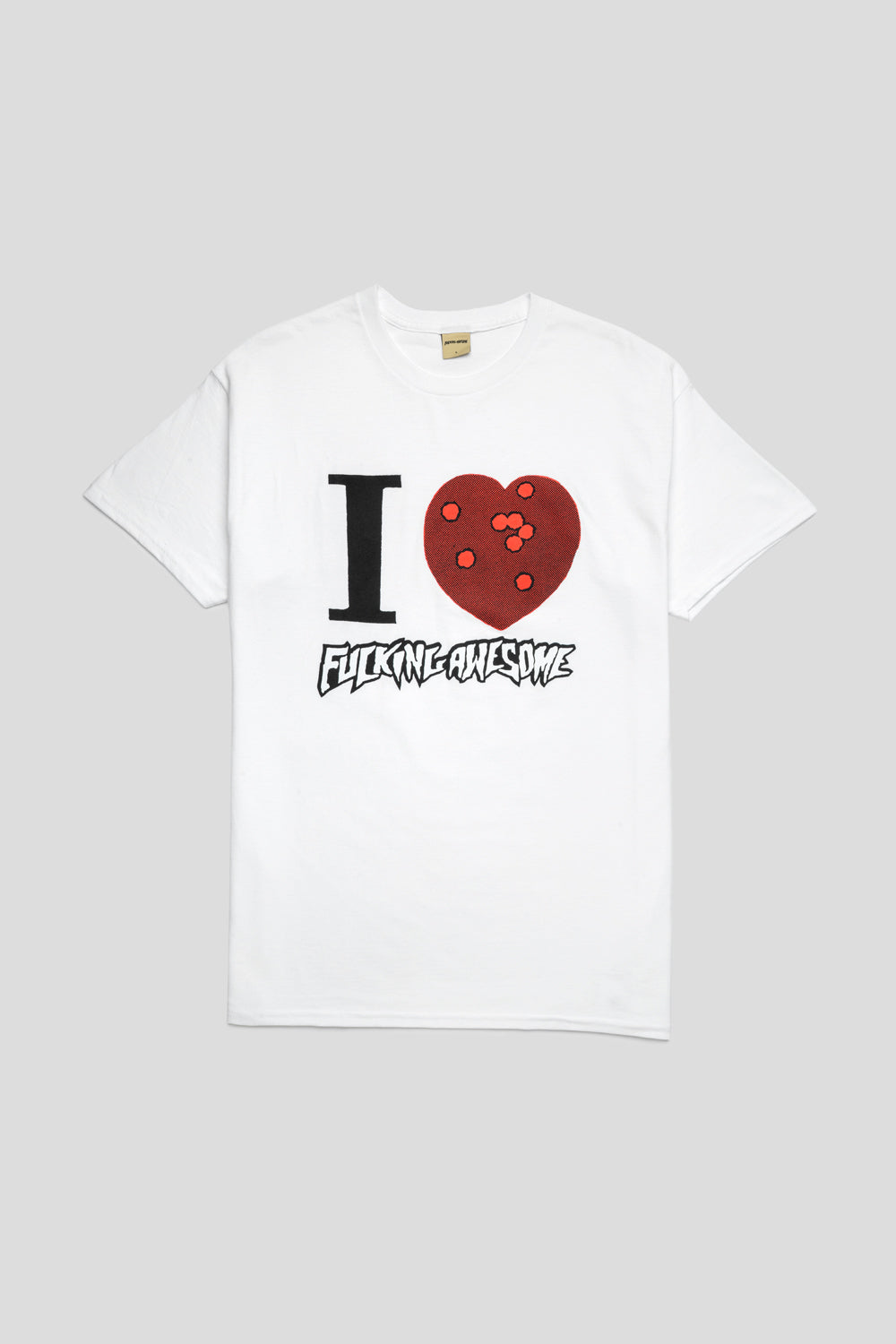 Fucking Awesome I Heart FA Tee 'White'-thumbmail-1