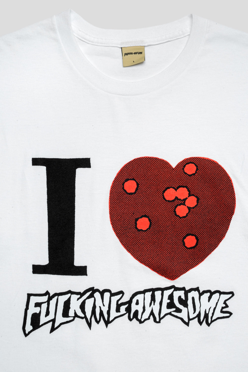 Fucking Awesome I Heart FA Tee 'White'-thumbmail-2