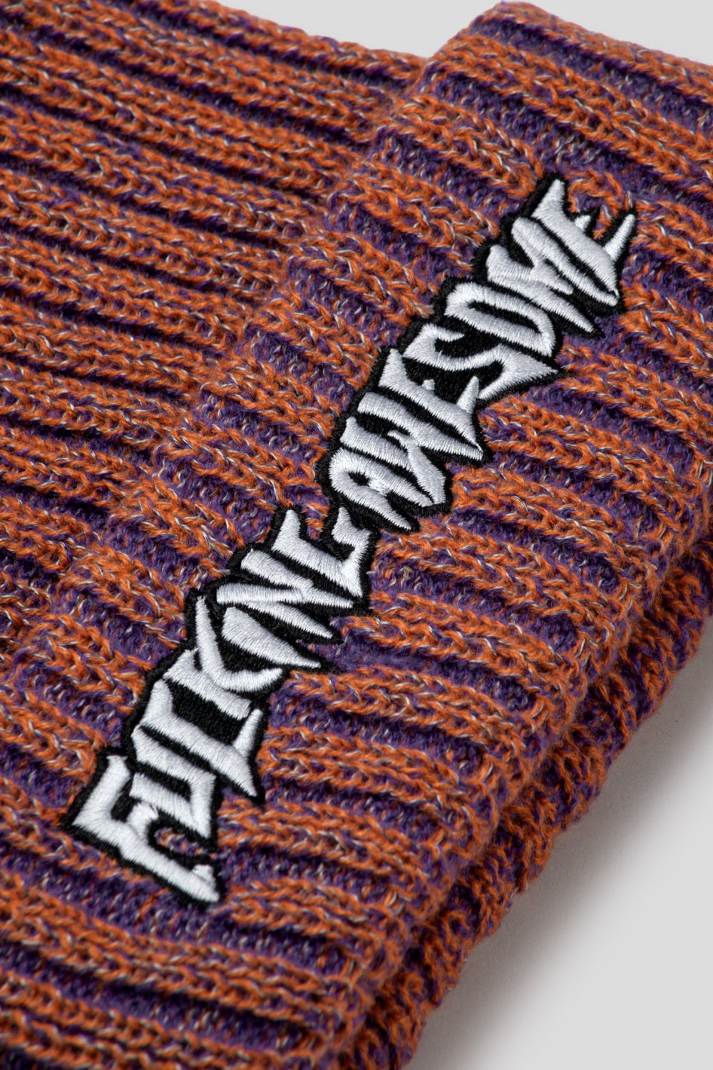 Fucking Awesome Reflective Stripe Beanie 'Orange'-thumbmail-2
