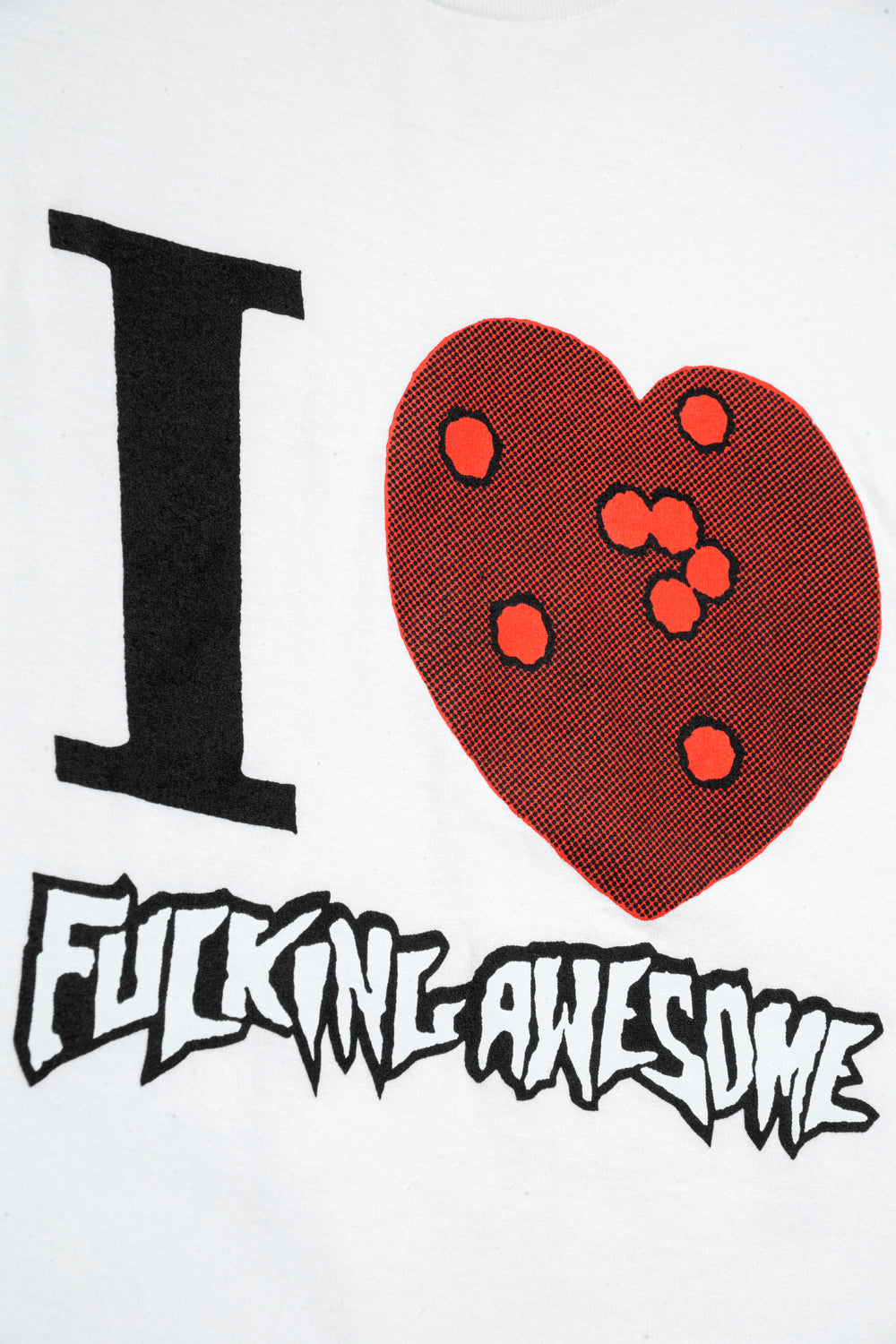 Fucking Awesome I Heart FA Tee 'White'-thumbmail-3