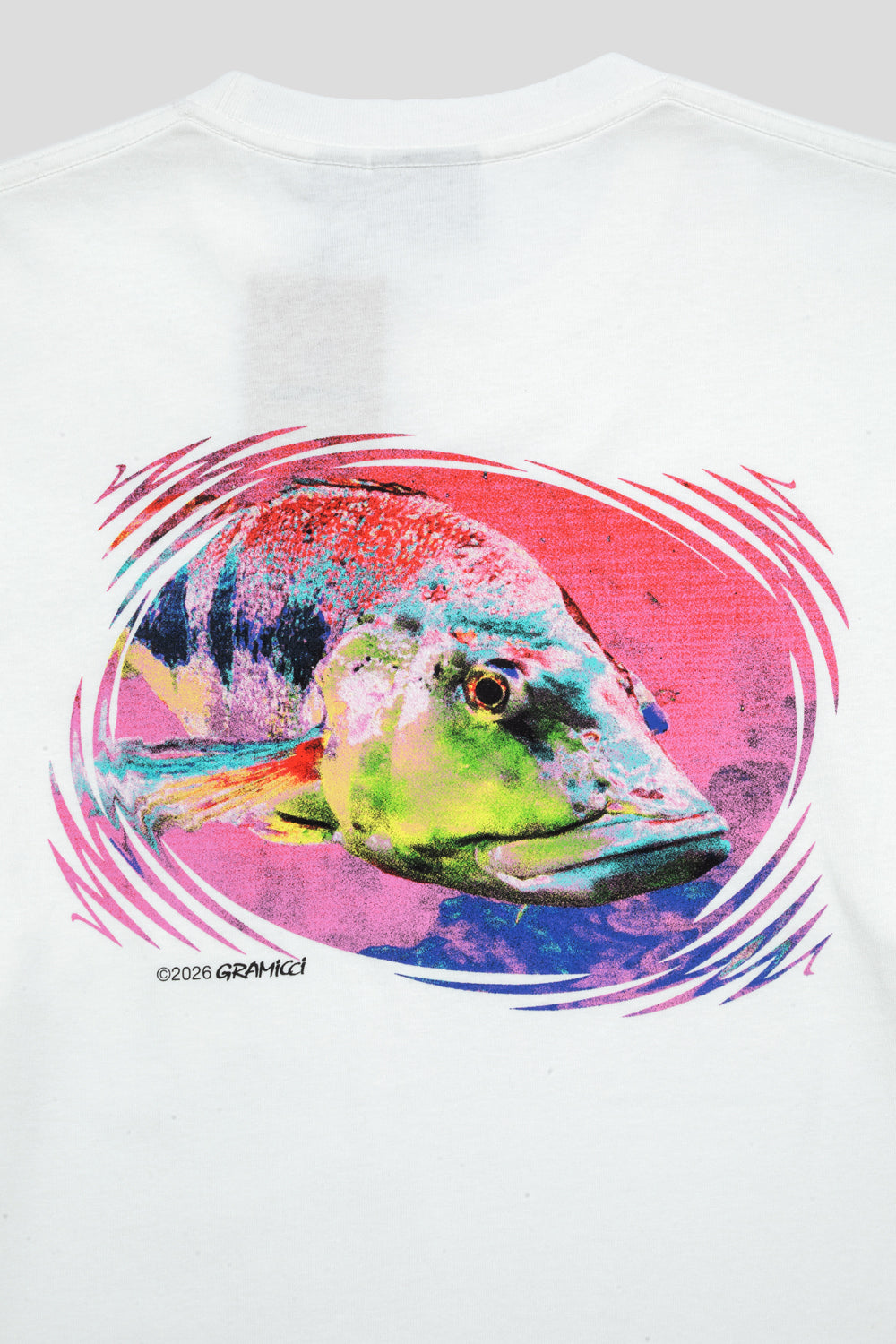 Gramicci Bass Tee 'White'-thumbmail-4