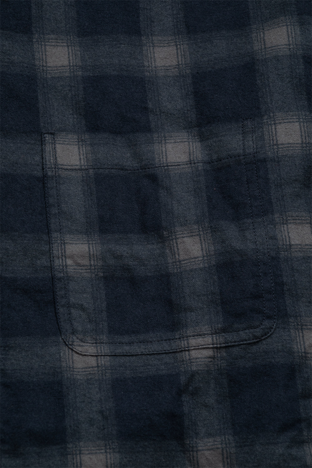 Gramicci Zip-Up Insulated Flannel Shirt 'Navy Shadow Plaid'-thumbmail-3