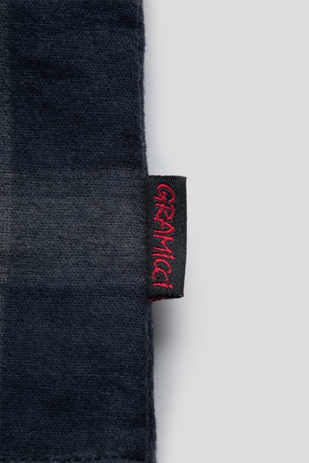 Gramicci Zip-Up Insulated Flannel Shirt 'Navy Shadow Plaid'-thumbmail-5
