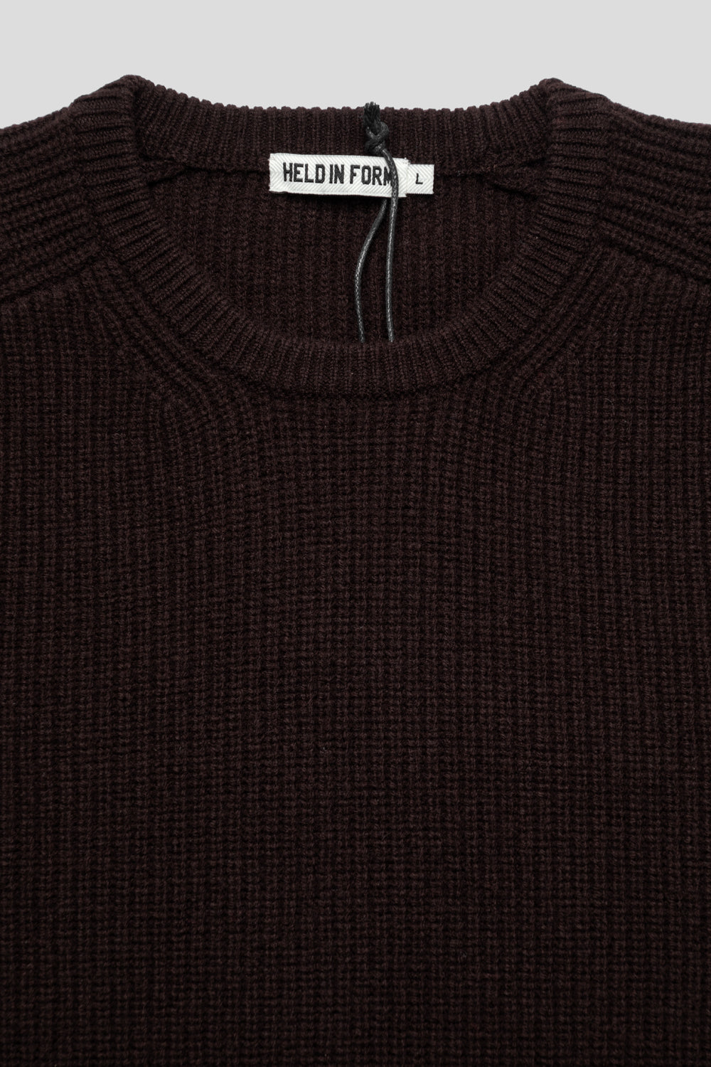 Held In Form Merino Rib Knit Sweater 'Coffee Brown'-thumbmail-3