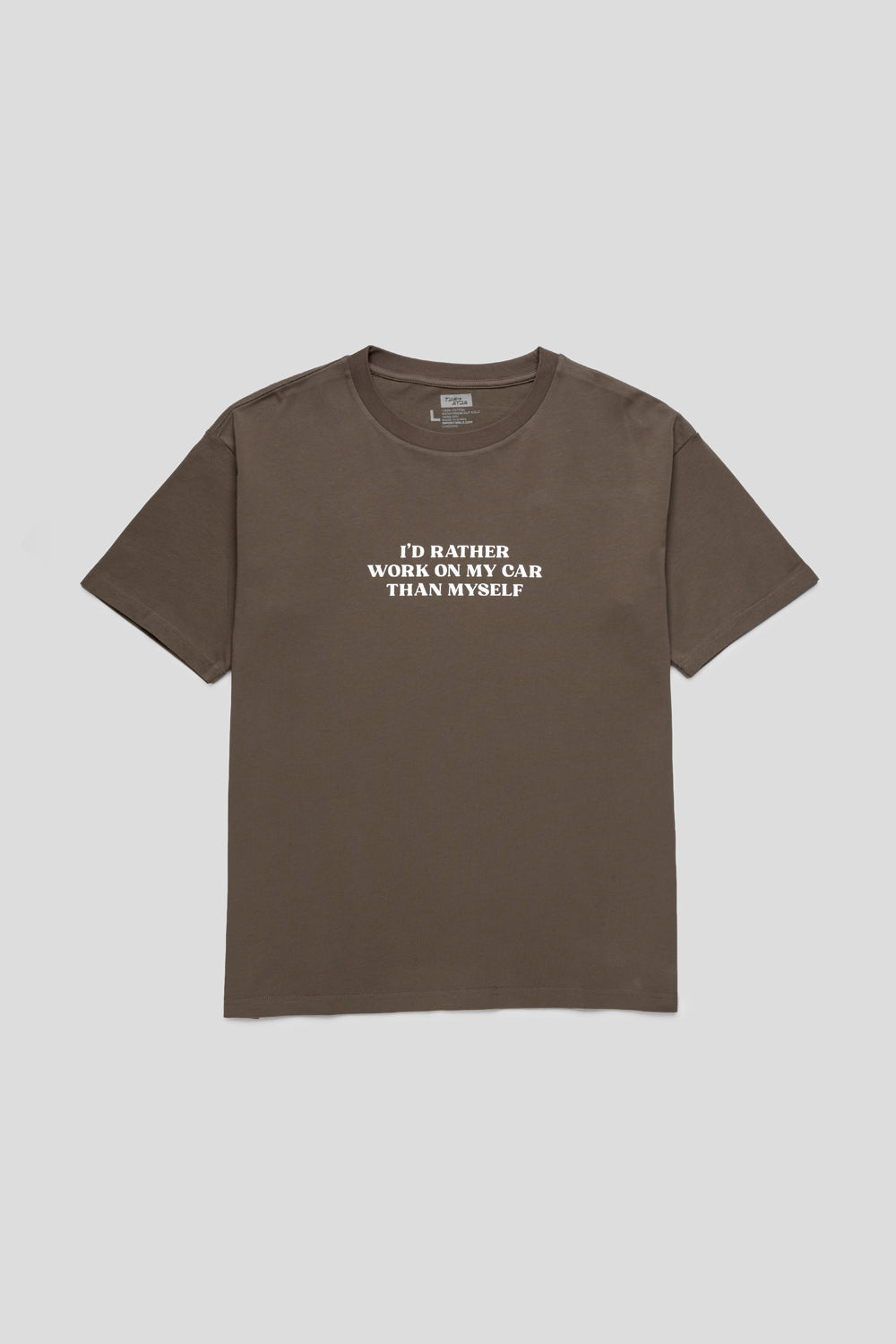 Import Bible Rather Tee 'Enzyme Washed Brown'