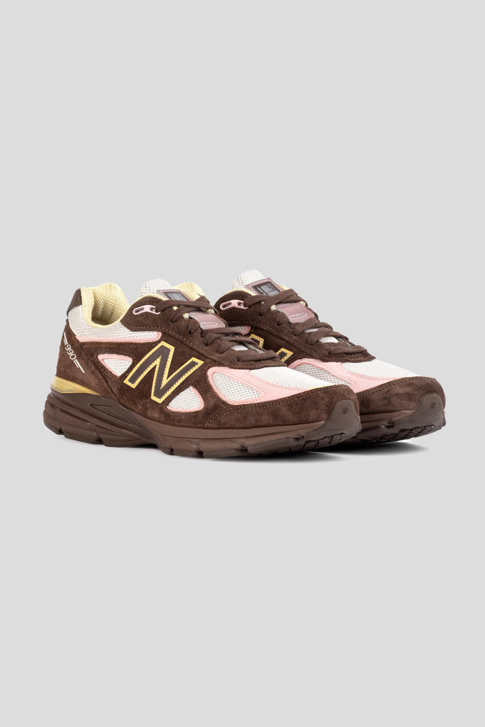 New Balance Made in USA 990v4 'Pumpernickel / Pink Chalk'