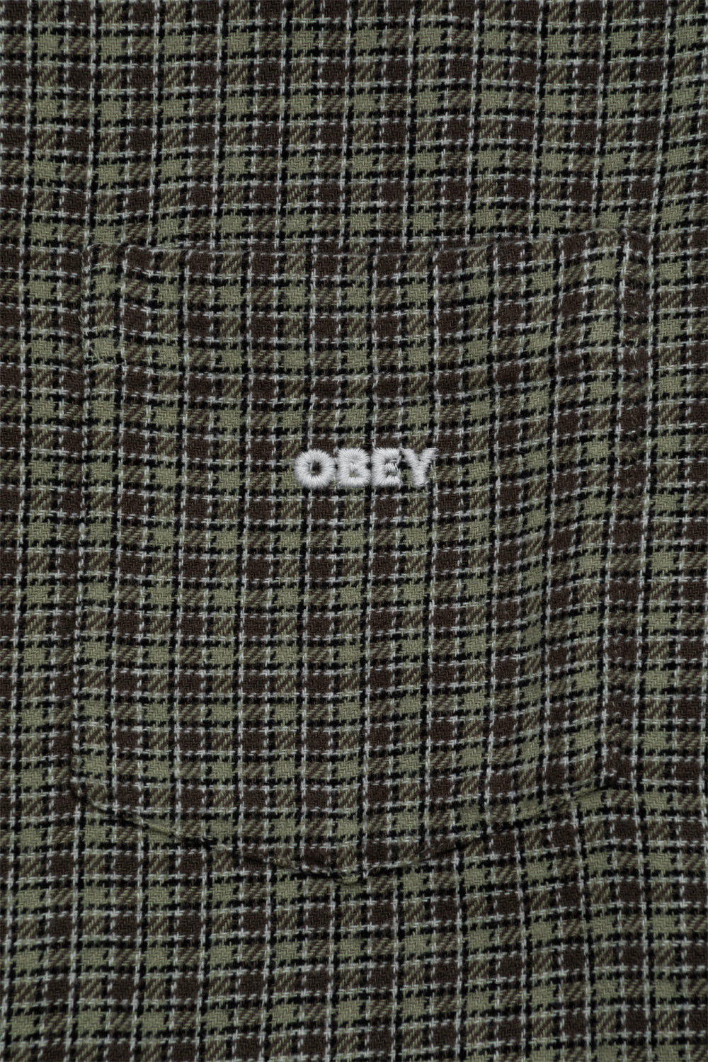 Obey Bigwig Jack Woven LS 'Stone Multi'-thumbmail-3