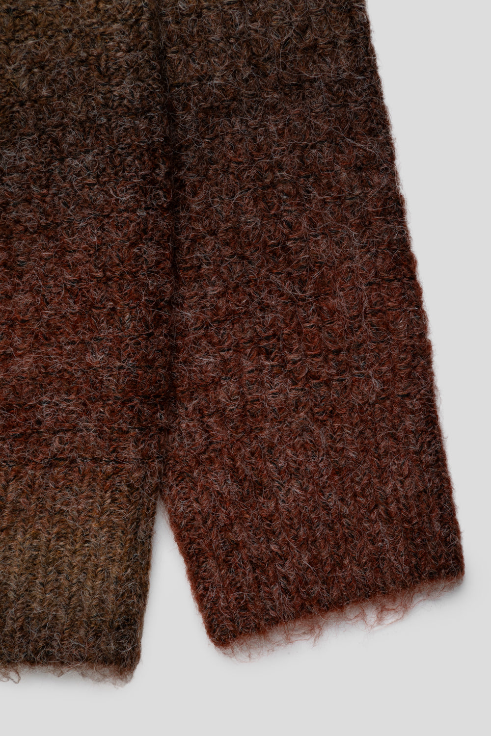 Obey Anton Gradient Cardigan ' Brown Multi'-thumbmail-3