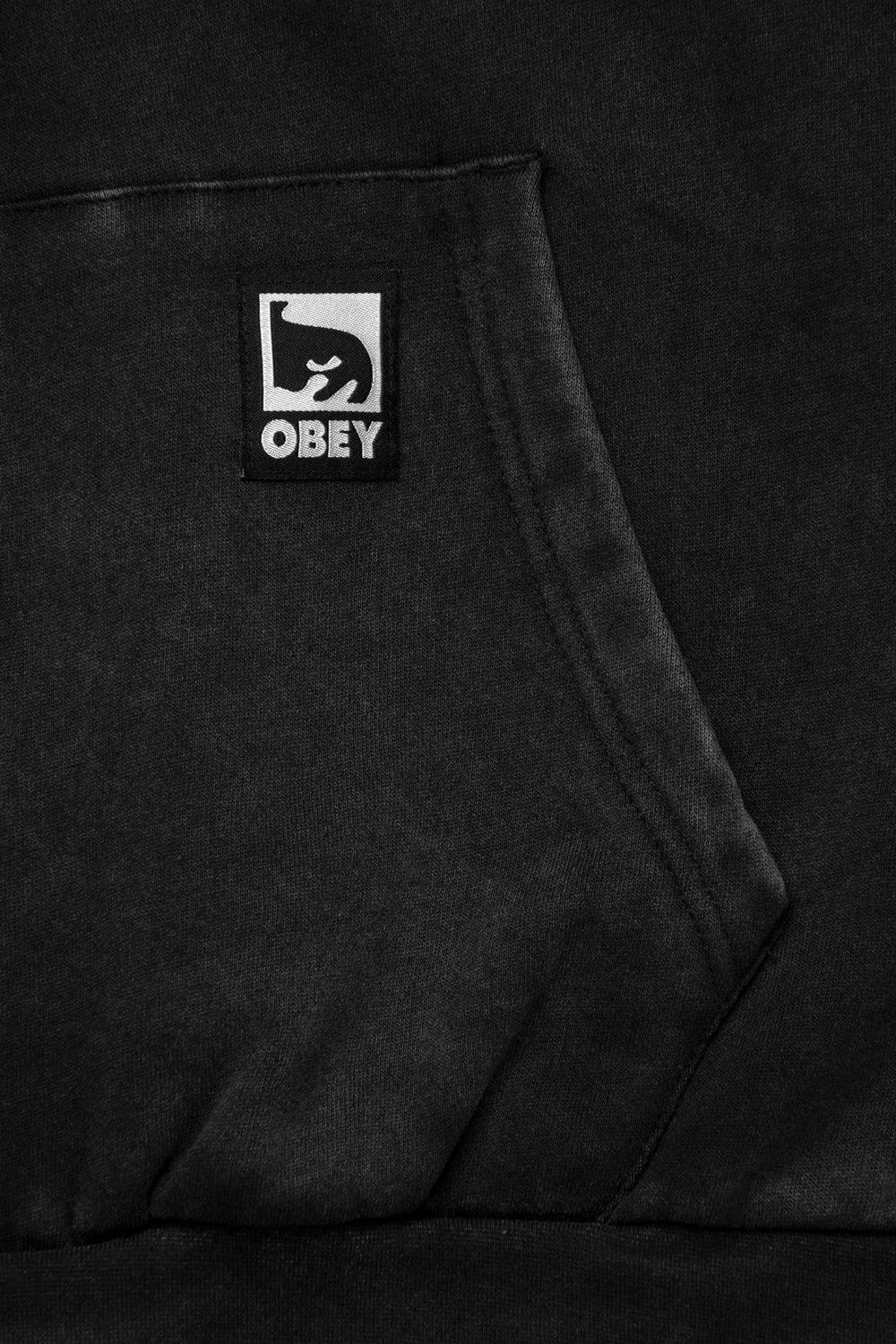 Obey Post Hoodie 'Dusty Black Limo'-thumbmail-4