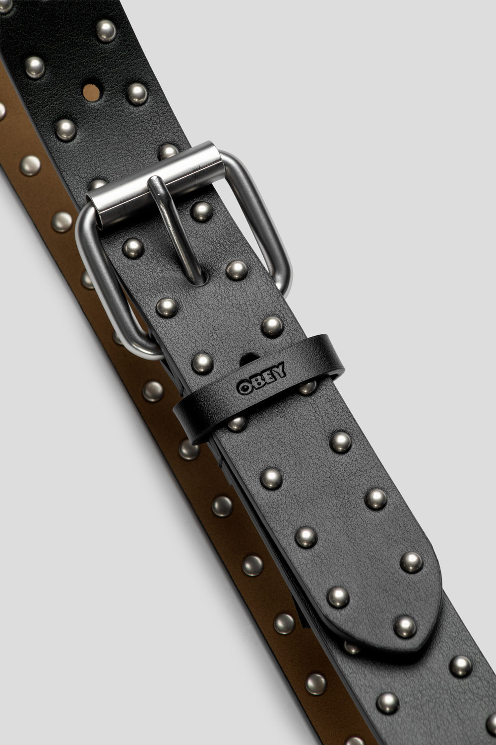 Obey Mini Dome Studded Belt 'Black'-thumbmail-2