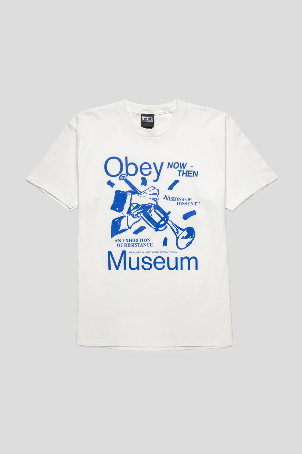 Obey Museum tee 'Vintage White'