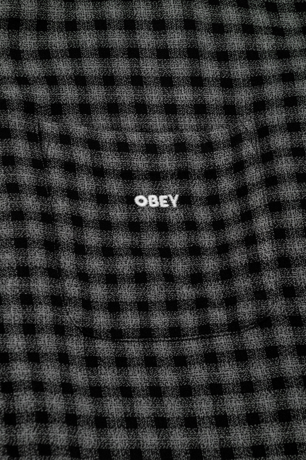 Obey Flynn Woven Shirt 'Black Multi'-thumbmail-3