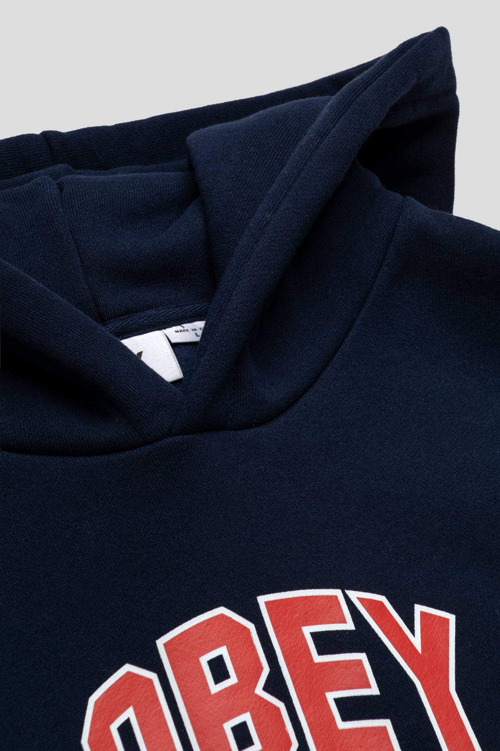 Obey Cairo Extra Heavy Hoodie 'Pageant Blue'-thumbmail-3
