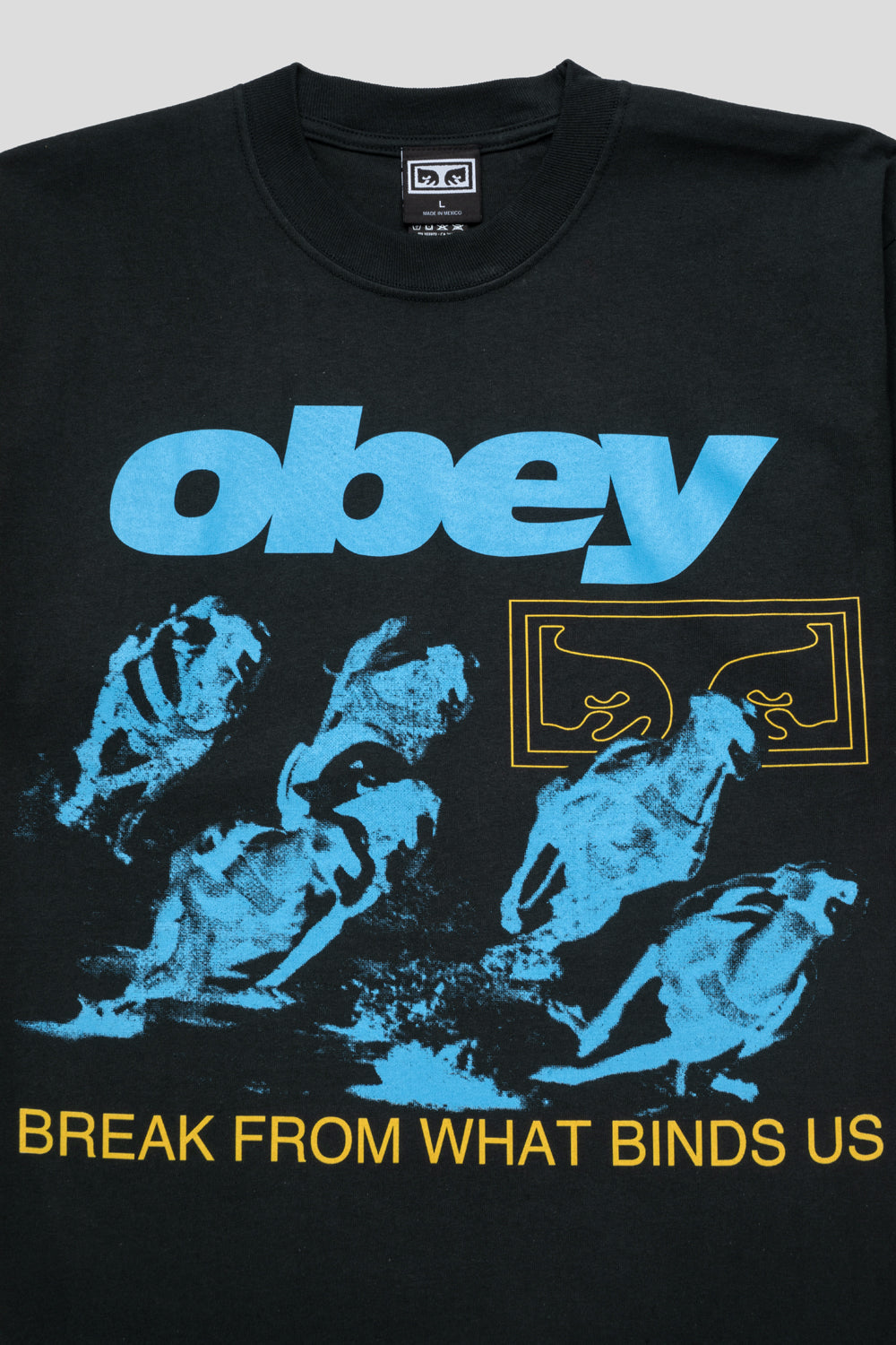 Obey Break Heavyweight Tee 'Vintage Black'