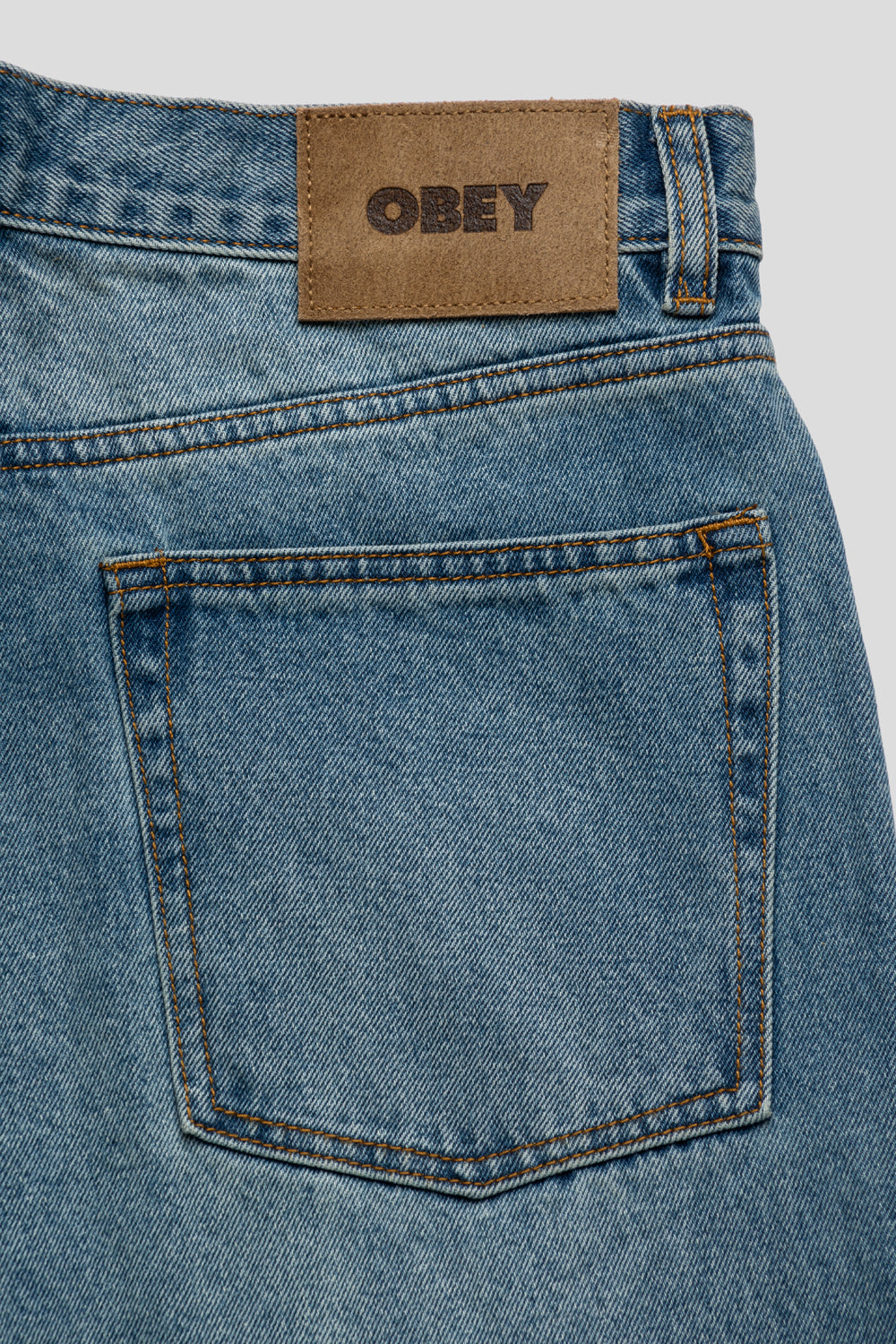 Obey Classic Baggy Vintage Denim 'Heavy Vintage Light Indigo'-thumbmail-5
