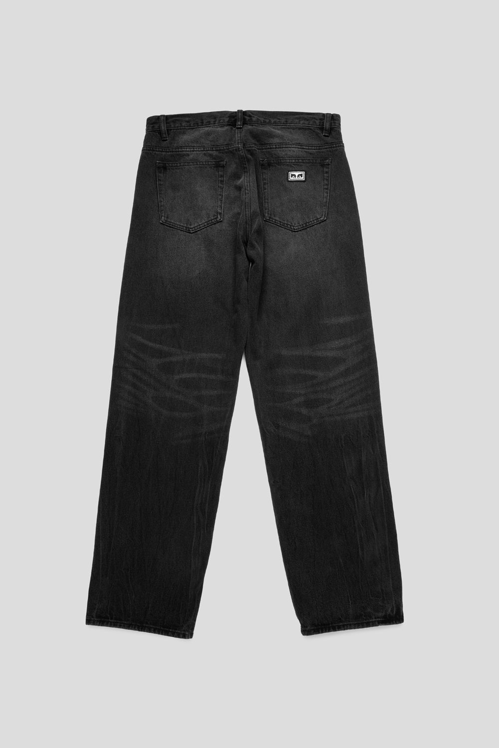 Obey Boxcar Straight Leg Denim 'Heavy Vintage Black'
