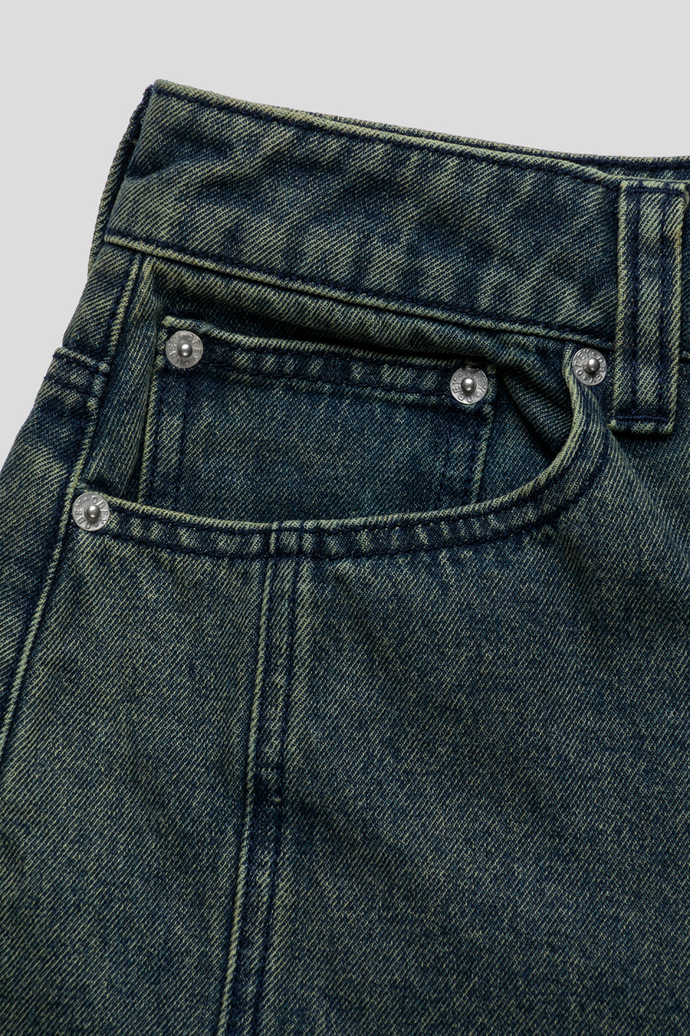Obey Women's Nana Denim 'Yellow Tint Wash'-thumbmail-4
