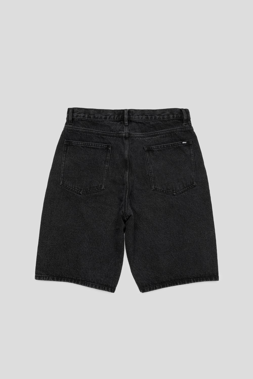 Obey Women's Pike Denim Short 'Faded Black'-thumbmail-2