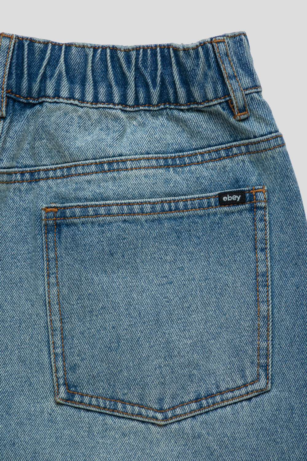 Obey Women's Leah III Baggy Denim 'Heavy Vintage Indigo'-thumbmail-3