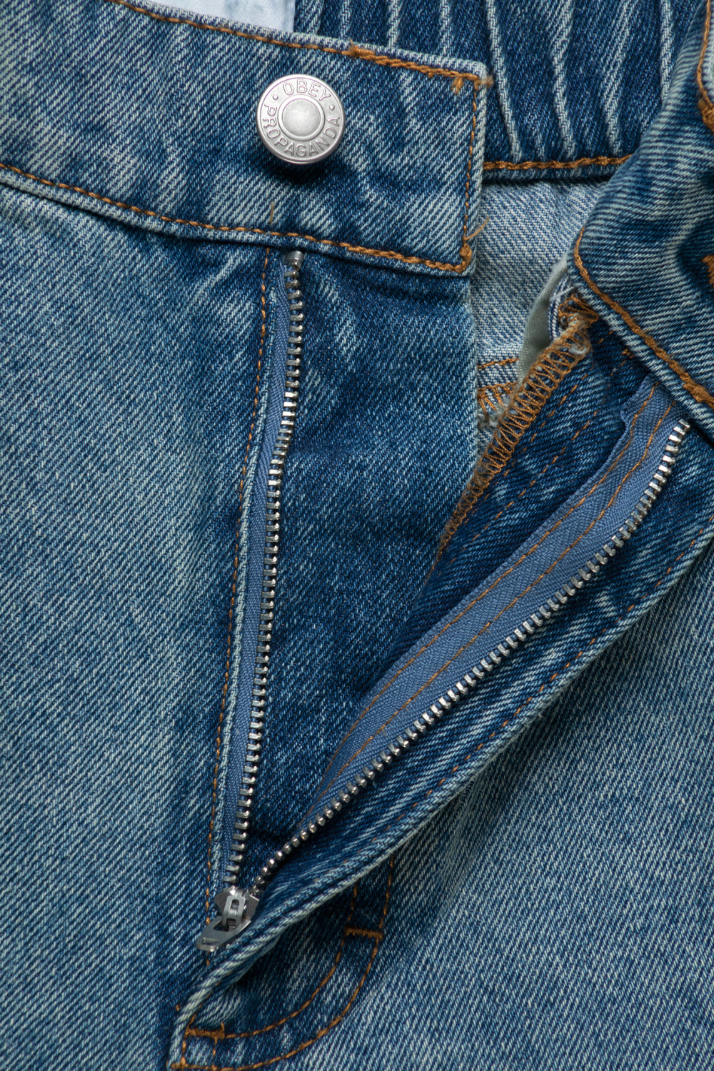 Obey Women's Leah III Baggy Denim 'Heavy Vintage Indigo'-thumbmail-5