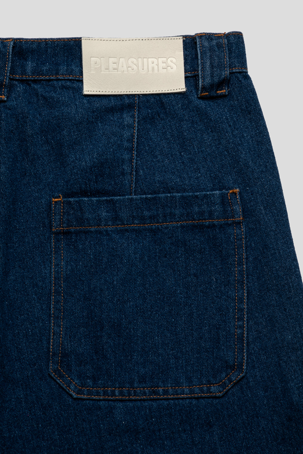 Pleasures Indigo Grind Baggy Jeans-thumbmail-3