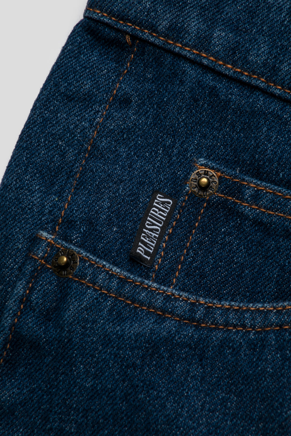 Pleasures Indigo Grind Baggy Jeans-thumbmail-6