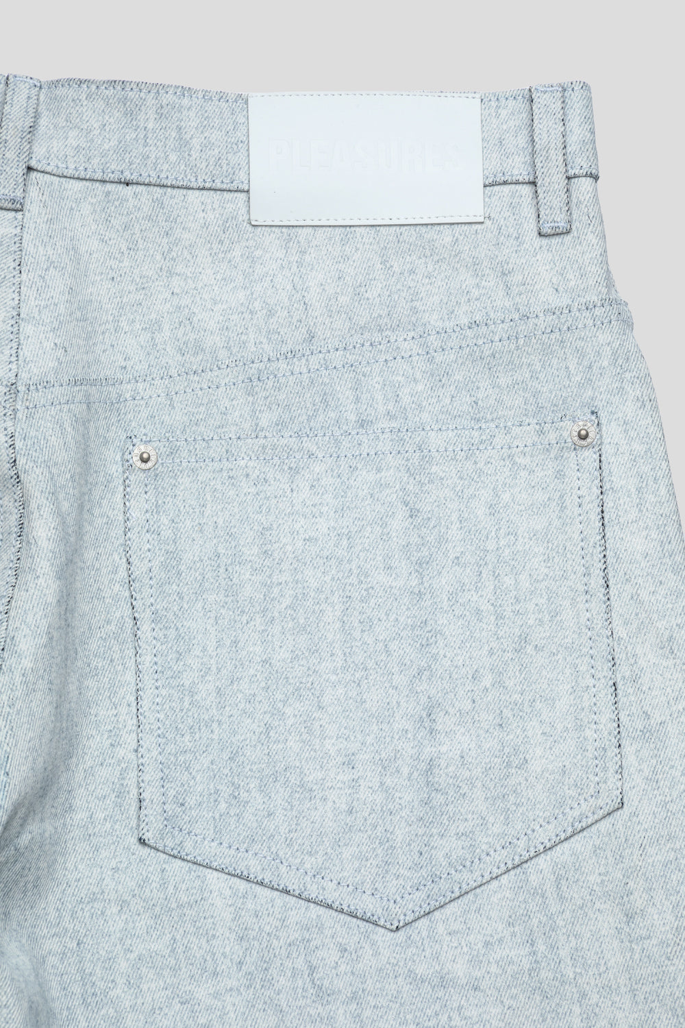 Pleasures Whiteout Baggy Jorts-thumbmail-4