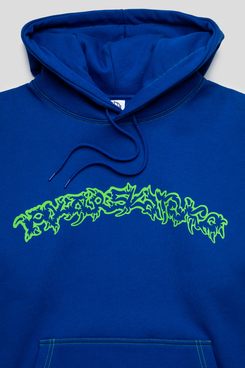Polar Skate Co. Crude Logo Contrast Dave Hoodie 'Egyptian Blue'-thumbmail-4