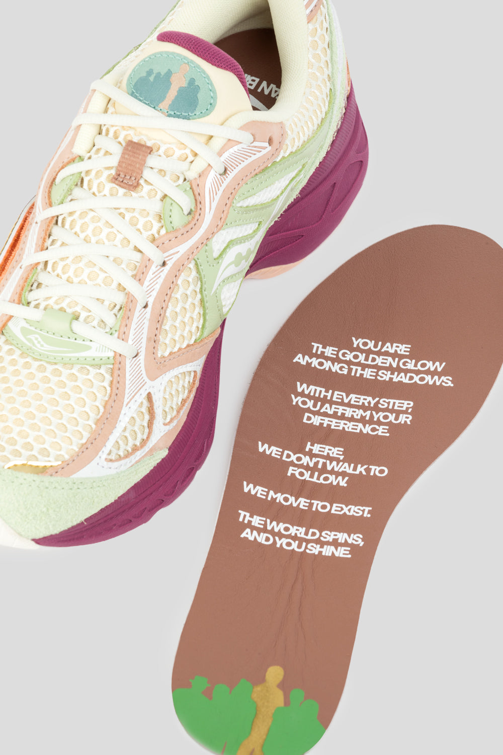 Saucony x Stan Birch ProGrid Guide 7 'Cream / Mauve'-thumbmail-5