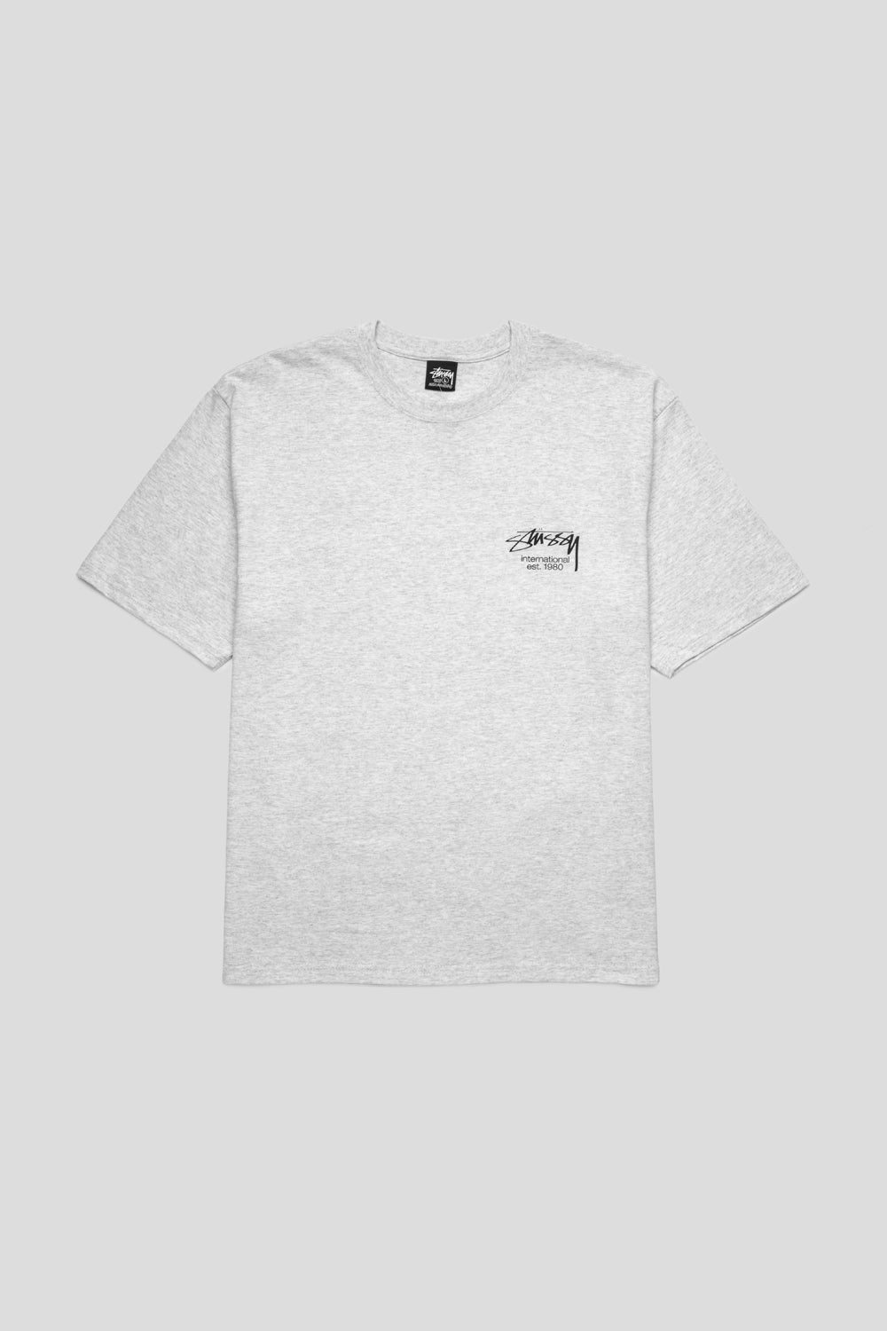 Stussy Dice Clock Tee 'Ash Heather'-thumbmail-1