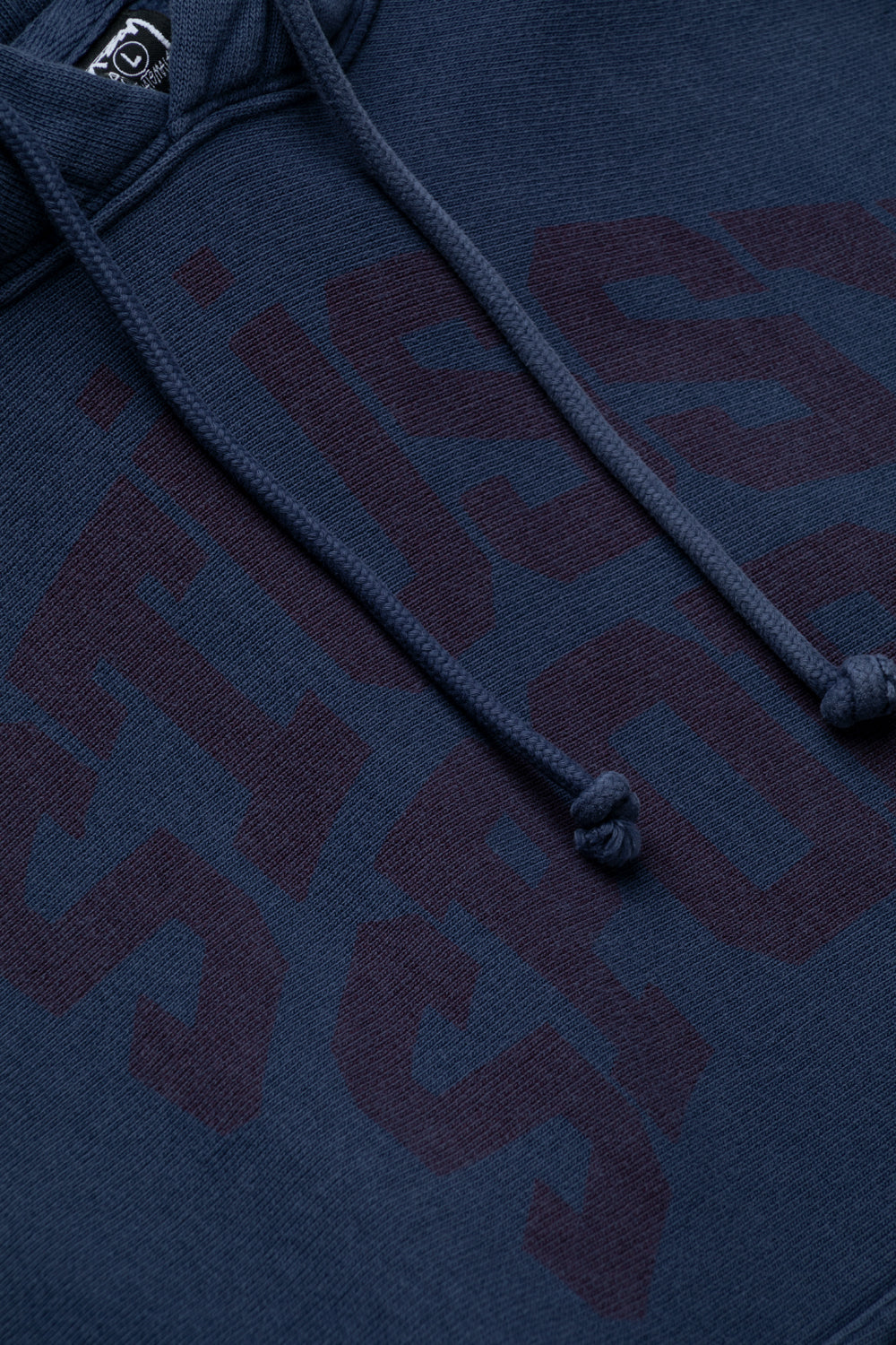 Stussy Block Sport Garment Dyed Hoodie 'Midnight'-thumbmail-4