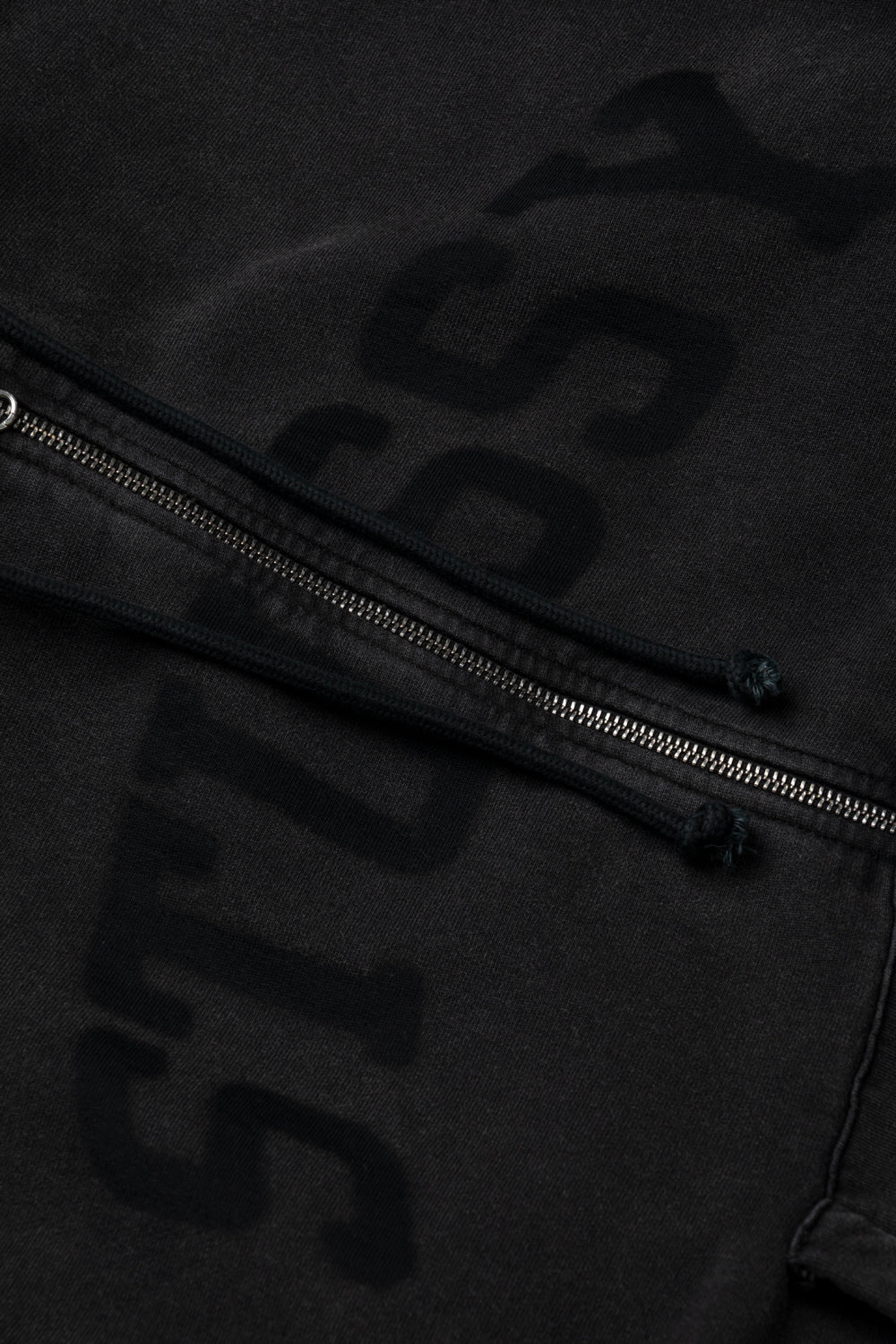 Stussy Faded Graphic Zip Hoodie 'Washed black'-thumbmail-5