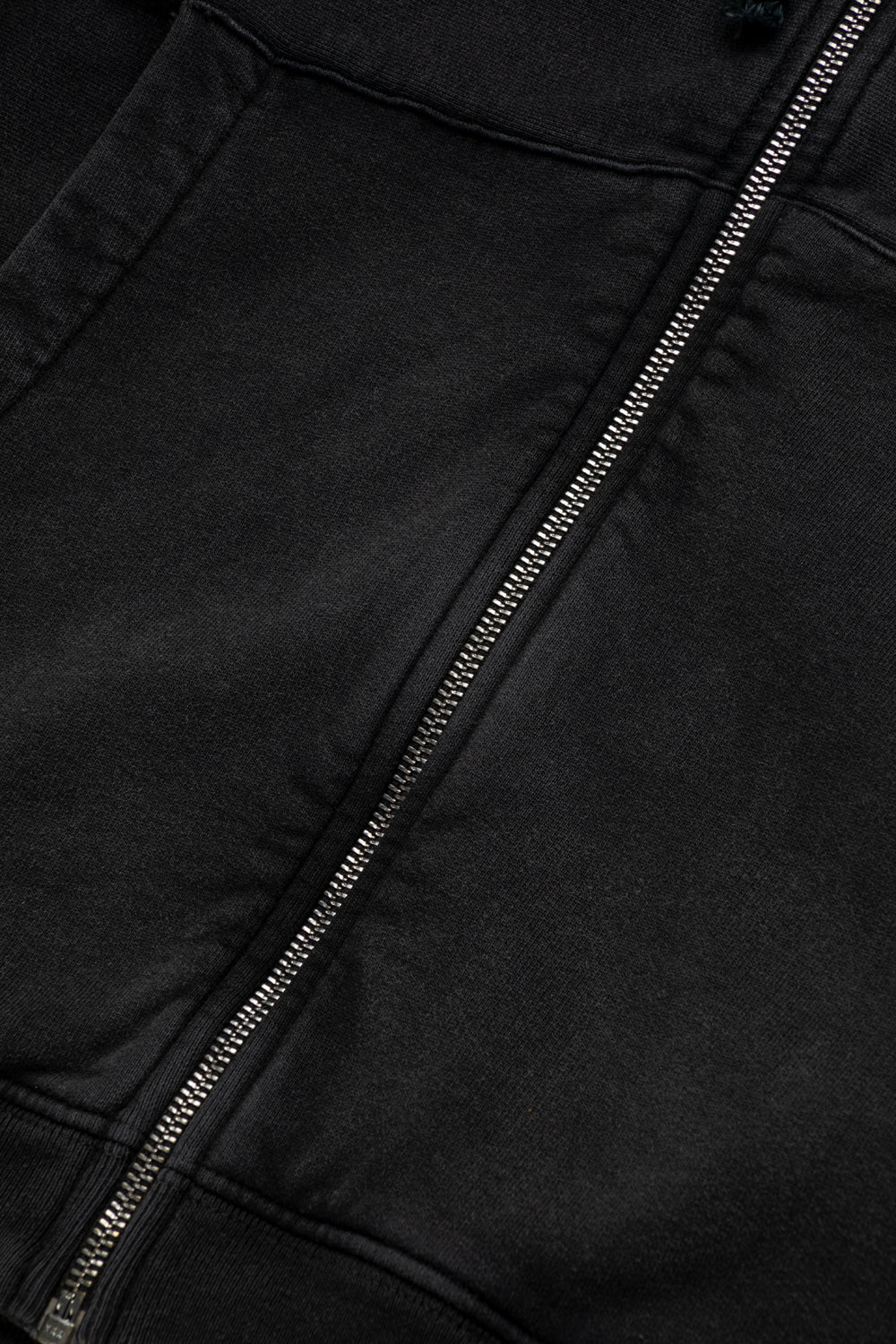 Stussy Faded Graphic Zip Hoodie 'Washed black'-thumbmail-6