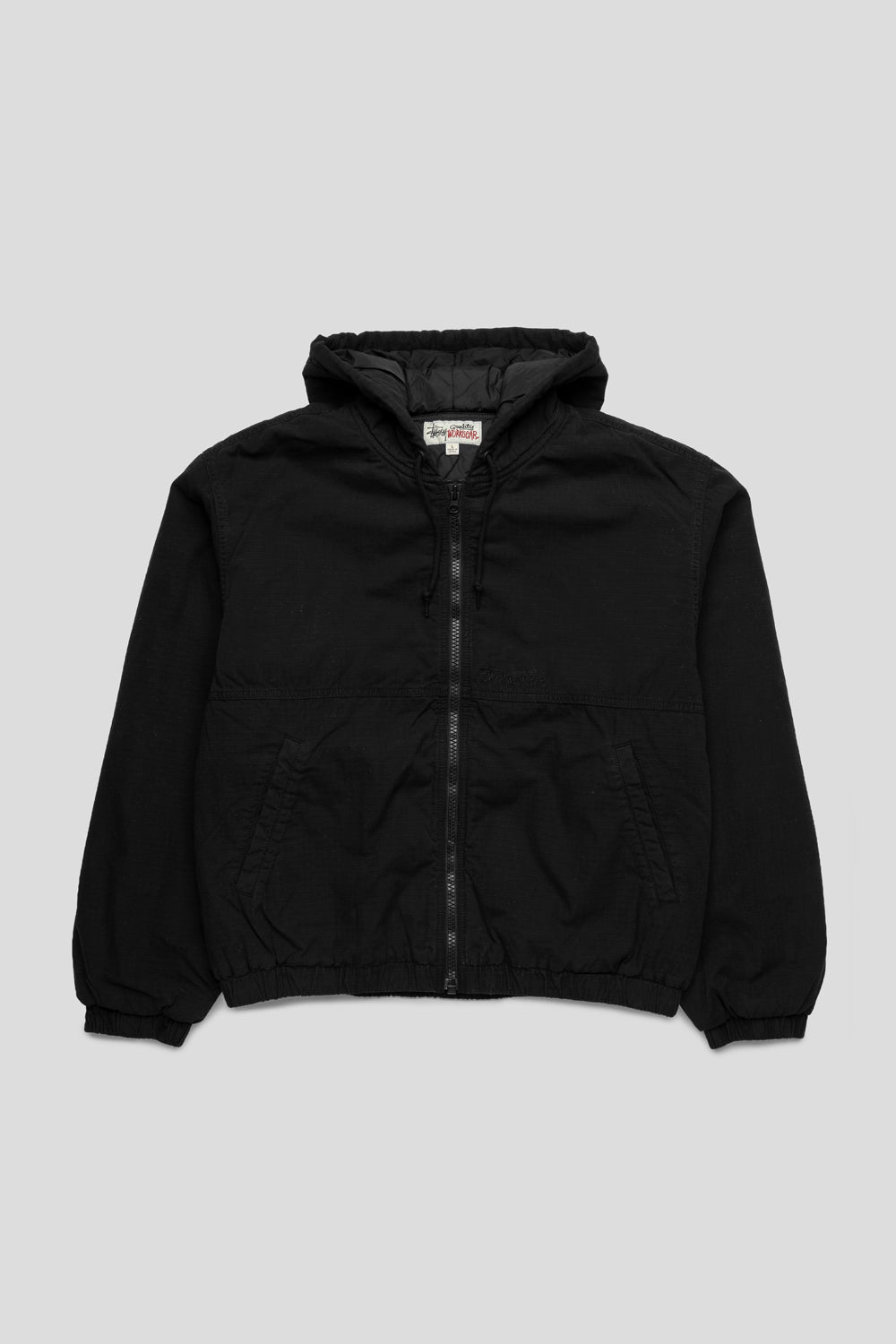 Stussy Work jacket Ripstop 'Black'-thumbmail-1