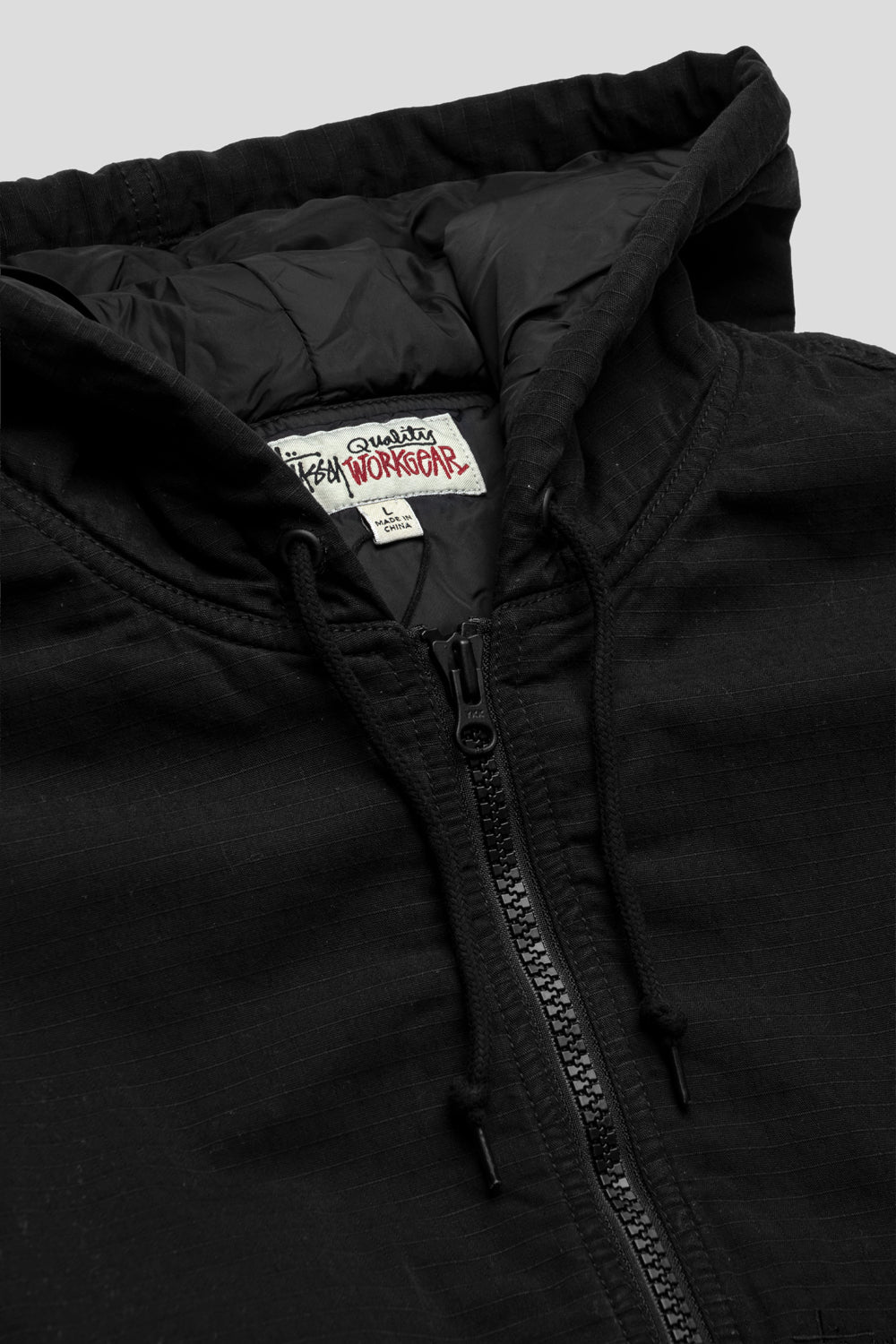 Stussy Work jacket Ripstop 'Black'-thumbmail-4