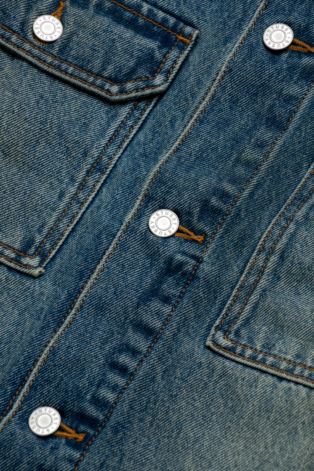 Stussy Trucker Denim 'Dark Wash Indigo'-thumbmail-4