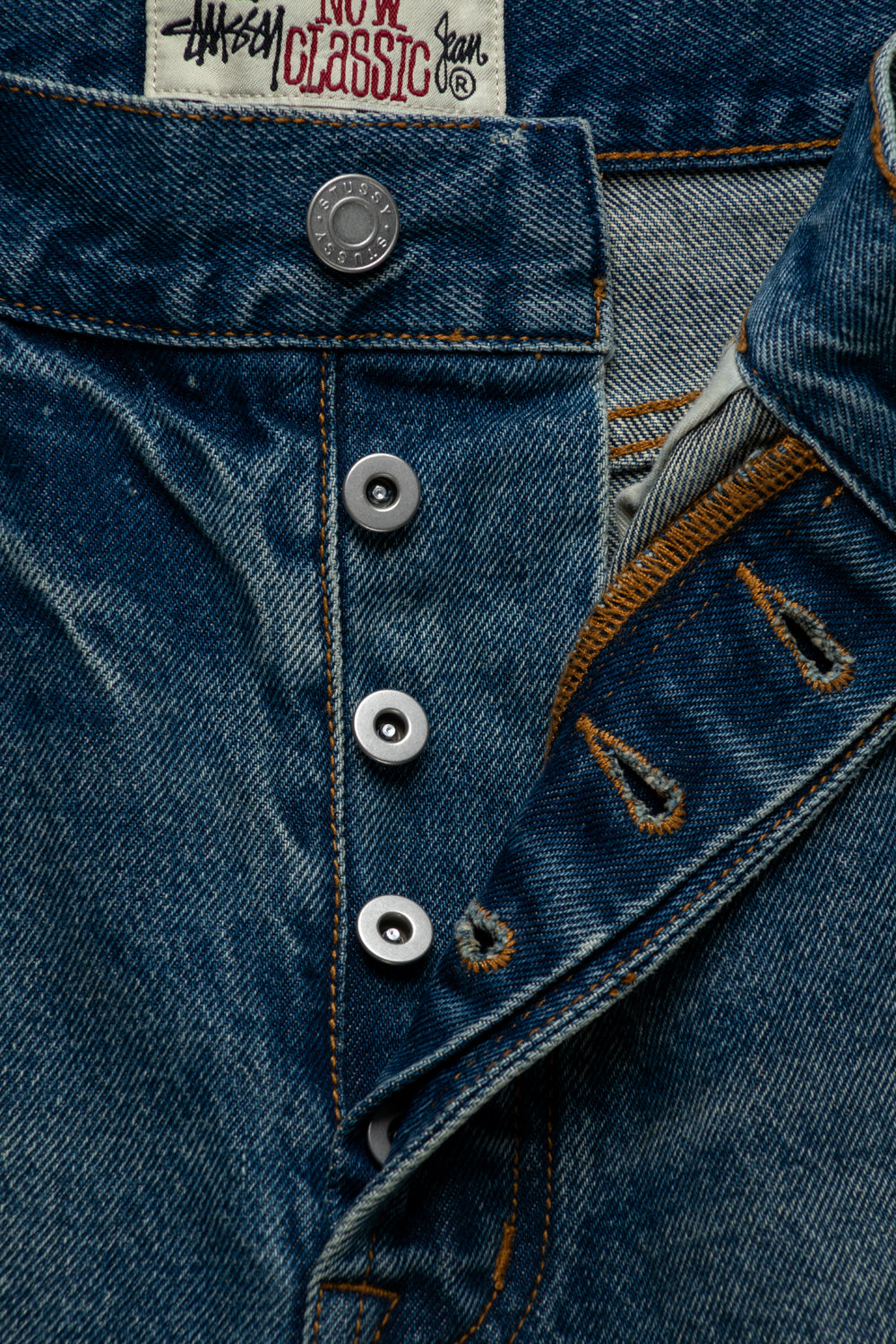 Stussy New Classic Jean Denim 'Dark Wash Indigo'-thumbmail-5