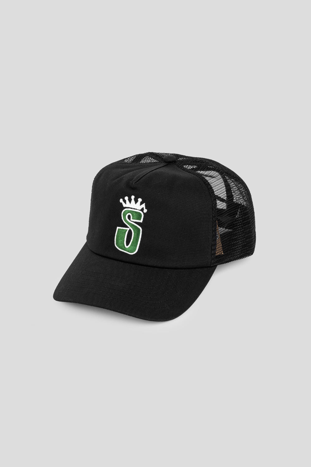 Stussy Trucker S Crown Cap 'Black'-thumbmail-4