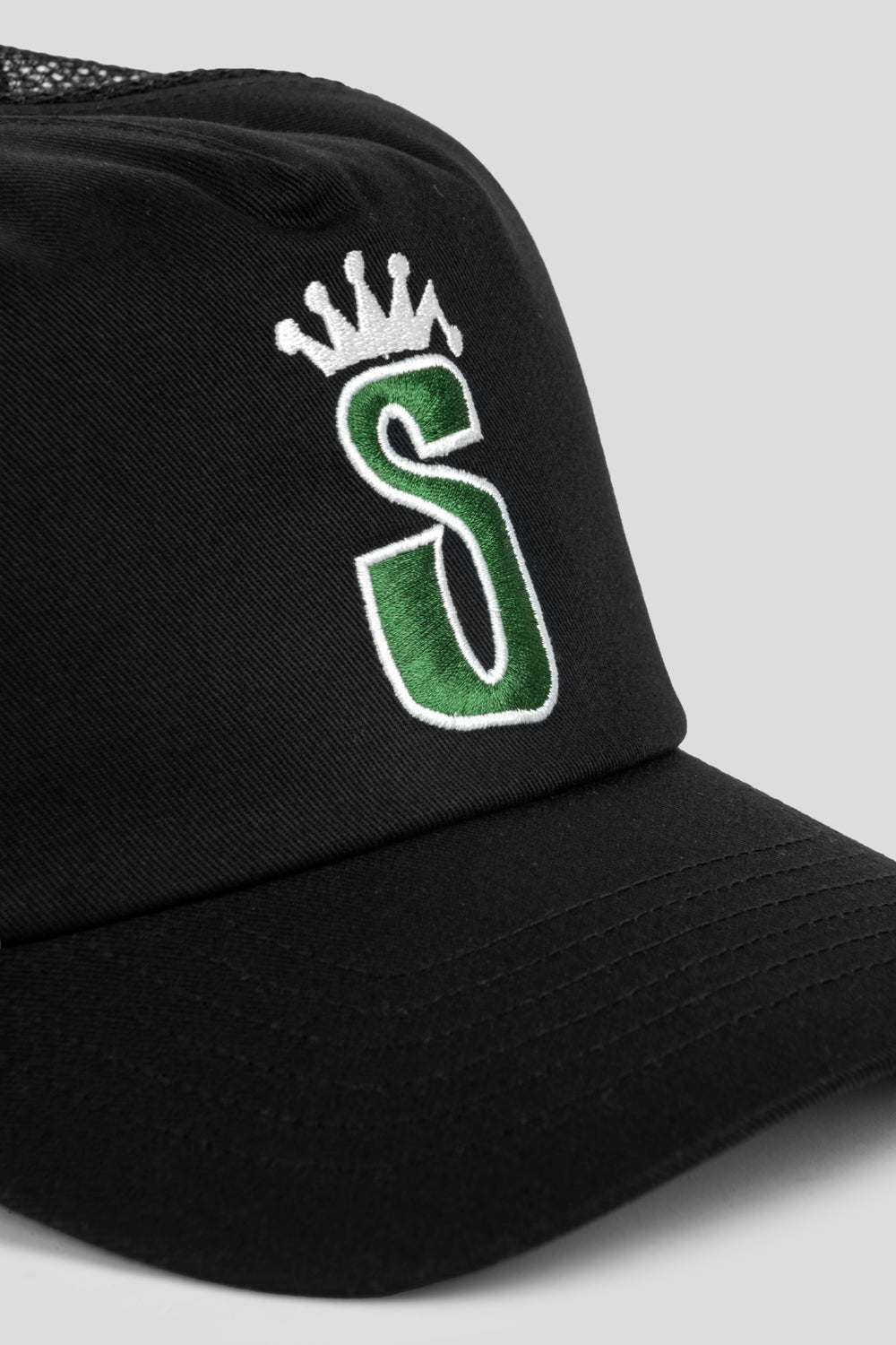 Stussy Trucker S Crown Cap 'Black'-thumbmail-2