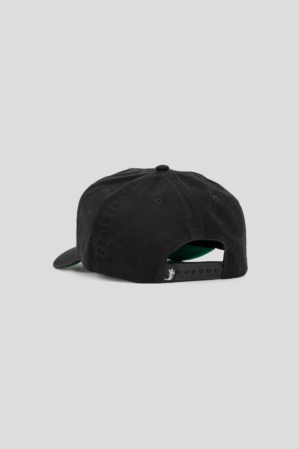 Stussy Big Stock Mid Depth Cap 'Black'-thumbmail-3