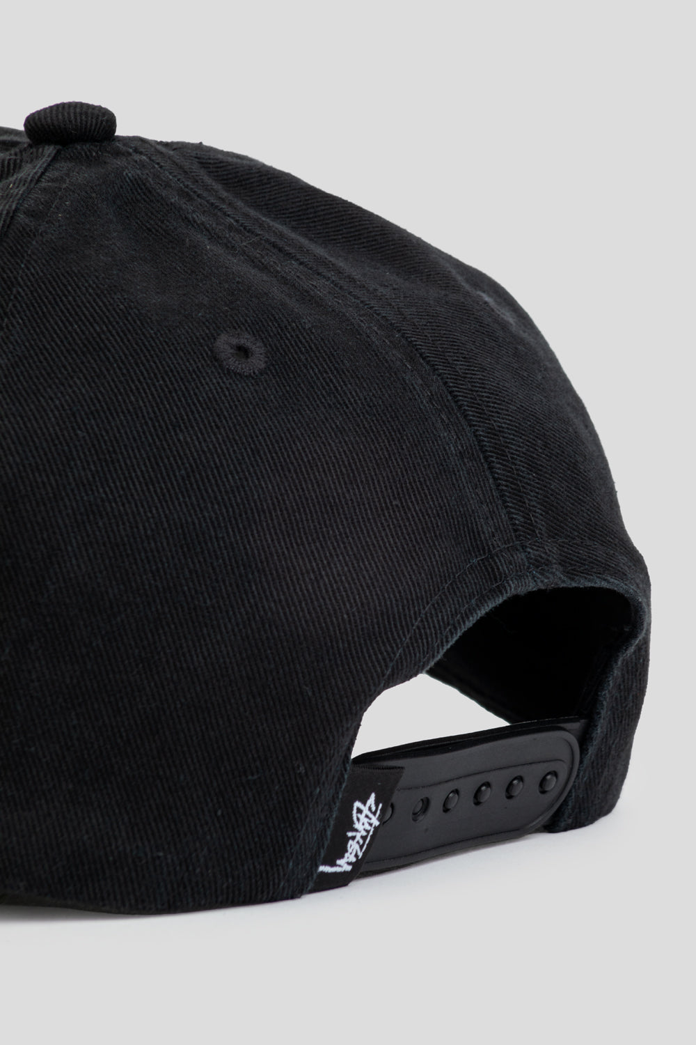 Stussy Big Stock Mid Depth Cap 'Black'-thumbmail-5