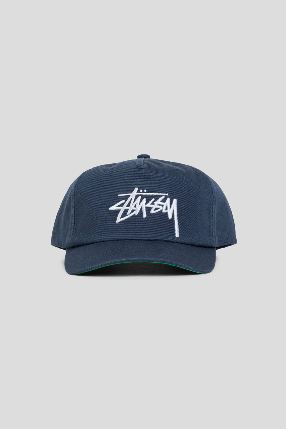 Stussy Big Stock Mid Depth Cap 'Deep Blue'