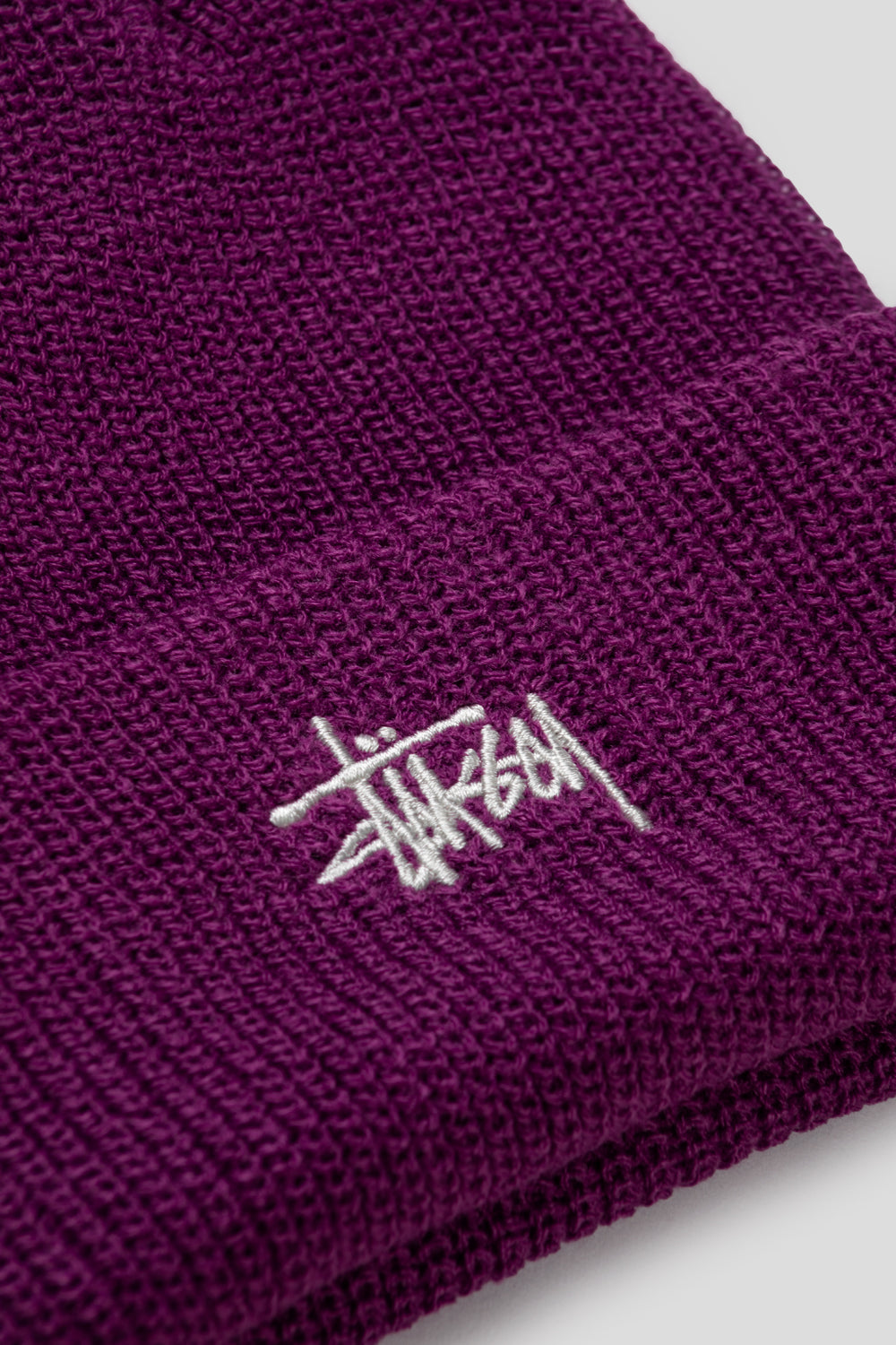 Stussy Basic Cuff Beanie 'Violet'-thumbmail-2
