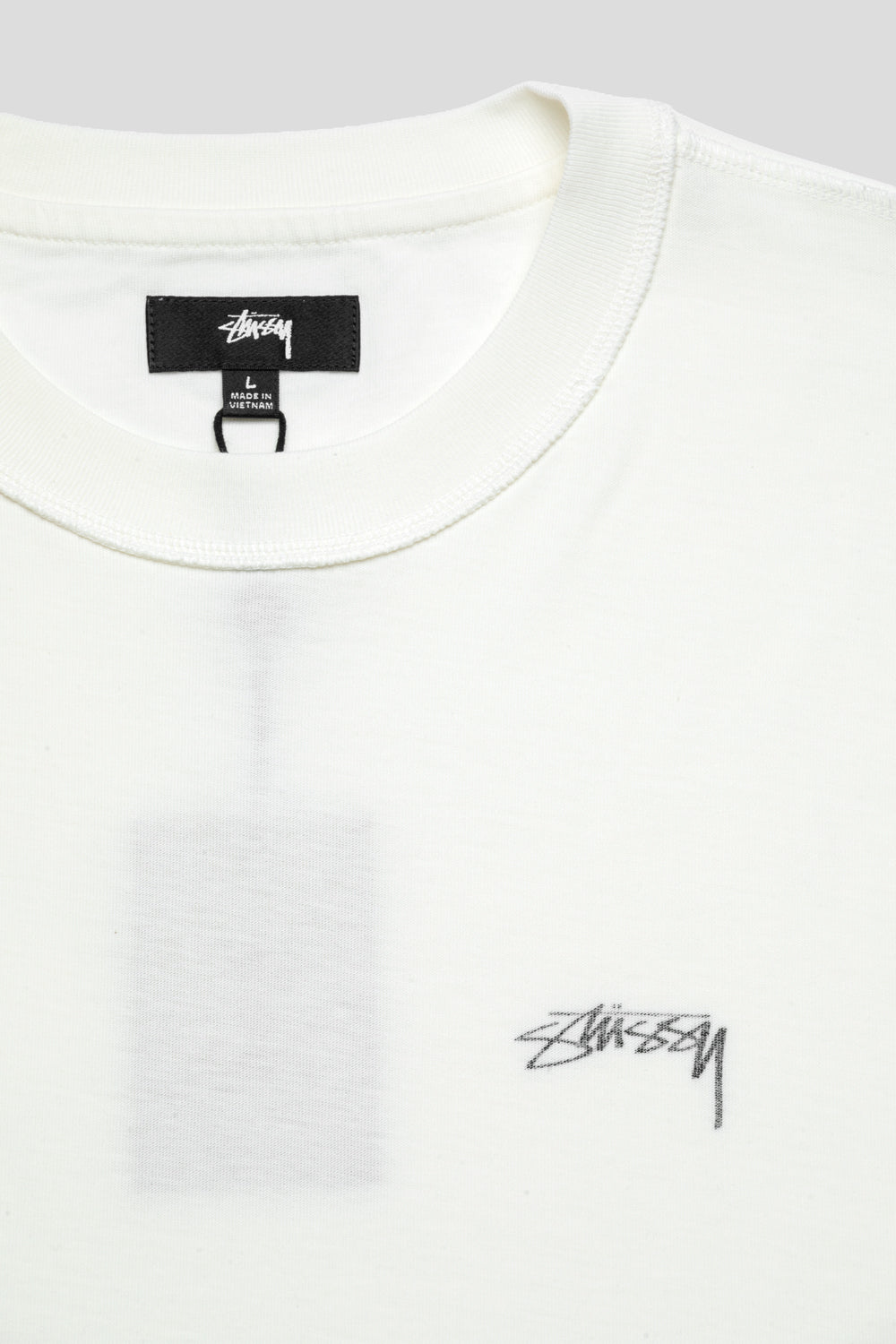 Stussy Lazy SS Tee 'White'-thumbmail-2