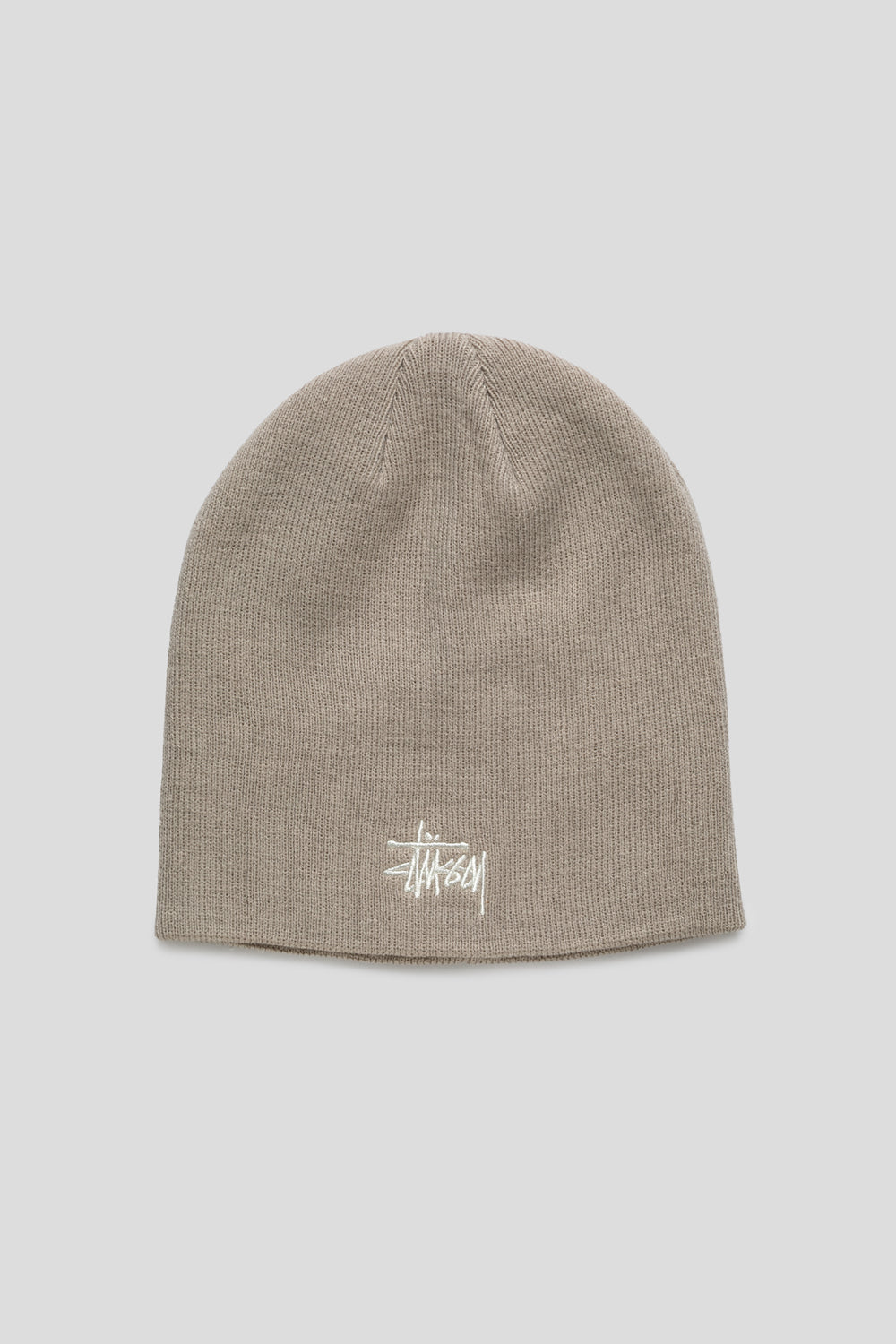 Stussy Basic Skullcap Beanie 'Stone'-thumbmail-1