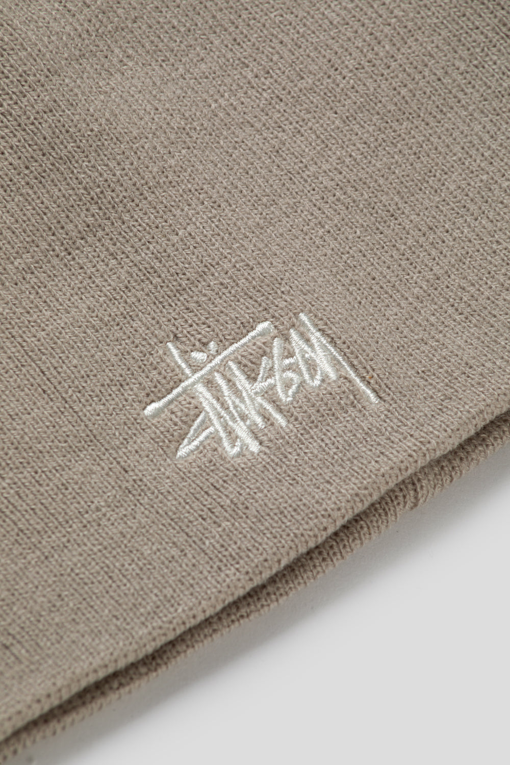 Stussy Basic Skullcap Beanie 'Stone'-thumbmail-2