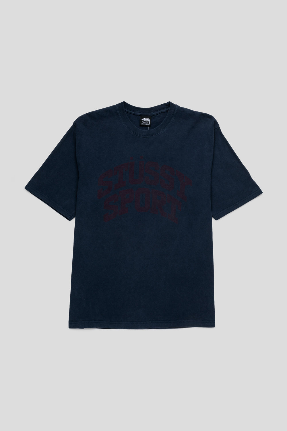 Stussy Block Sport Tee 'Navy'-thumbmail-1